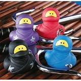 One Dozen (12) ~ Ninja Rubber Duckys