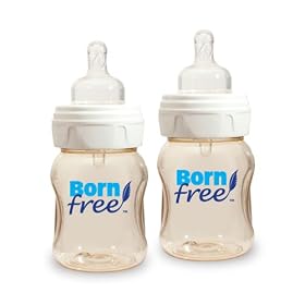 BornFree BPA Free Plastic Bottles 160 ml Twin Pack