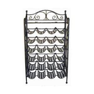 wrought iron wine racks