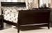Cappuccino Sleigh King Size Bed in a Beautiful Cappuccino Finish