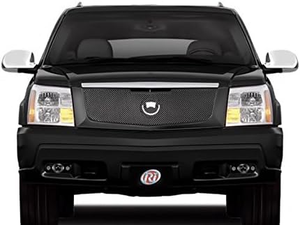 CADILLAC ESCALADE 2002 THRU 2006 BLACK GLOSS ABS TRIM SURROUND WITH MESH INSERT