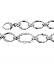 Genuine Volder Tirol TM White Gold Necklace. 14KT White With One Diamond Li and 18 inches in Length - 35 grams. 100% Satisfaction Guaranteed.