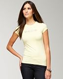 Rhinestone Logo Tee - MELLOW SUN (M)