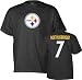 Ben Roethlisberger Reebok Name and Number Pittsburgh Steelers T-Shirt - Medium