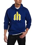 MLB Men's Seattle Mariners 1977-1980 Cooperstown Felt Tek Patch Long Sleeve Hooded Fleece Pullover (Deep Royal, XX-Large)