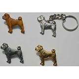 Chinese Shar-Pei Hand Painted Pin