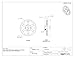 TB Woods AK741 FHP Bored-to-size V-Belt Sheave, A Belt Section, 1 Groove, 1