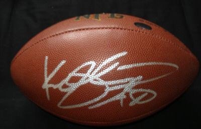 KELLEN WINSLOW SIGNED AUTOGRAPHED FOOTBALL TAMPA BAY BUCCANEERS W/ HOLOGRAM + COA
