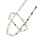 TrendToGo Stainless Steel Gold Tone Cross Link Men Bracelet Chain Set
