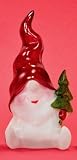 Lighted Christmas Holiday Elf Figurine LED Color Changing