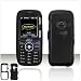 Solid Black Case Cover for Brand LG LX260 LX-260 Rumor Protective Cell Phone Hard SNAP-ON