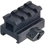 UTG Med-pro Compact Riser Mount, 0.83" High, 3 Slots