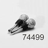 Search : Creative Home Fossil Marble Set of 2 Wine Bottle Stopper(Round top/ Round Bottom)