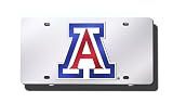 Arizona Wildcats 'A' Logon On Silver Background