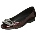 Geox Women's Cristal Flat,Dark Red,39 EU (US Women's 9 M)