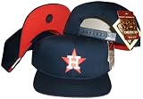 Houston Astros Navy Snapback Adjustable Plastic Snap Back Hat / Cap