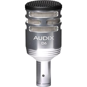 Audix D-6 Sub Impulse Kick Microphone by