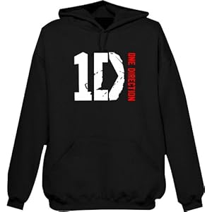 Direction Hoodie on 1d Black Hoodie Age 12 14 One Direction Amazon Co Uk Kitchen Home