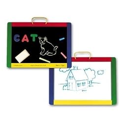 Melissa & Doug Magnetic Chalk/Dry-Erase Board