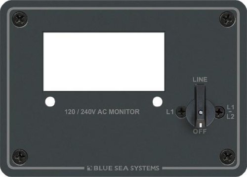 Blue Sea Systems 8410 120/240 AC Digital Meter Panel