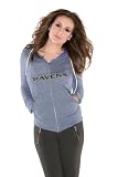 NFL Women's Baltimore Ravens Tried and True Hoody (Heather Grey, X-Large)