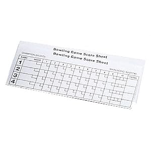 Champion Sports Bowling Score Pad by 