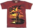 The Mountain Gift of Eagle Feather Native American Tee T-shirt