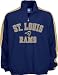 St. Louis Rams Navy Youth 1/4 Zip Polar Fleece Pullover
