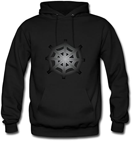 Halloween - Horror - October - Spider Web Black Designed Customized Men Medium