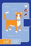 Notecards:Cat: 16 Assorted Notecards and Envelopes (Quirk Notes)