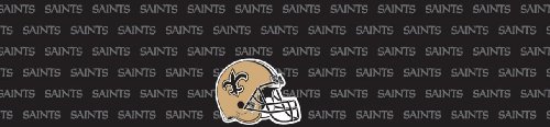 New Orleans Saints Team Auto Visor Decal