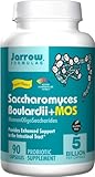 Jarrow Formulas Sacharomyces Boulardii & MOS, Provides Enhanced Support   to the Intestinal Tract, 90 Caps