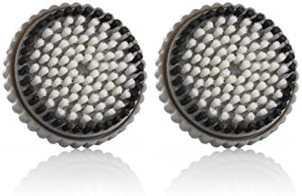 Megasonix Body Brush Head Twin Pack Clarisonic Compatible for Mia Smart Profile, Classic, Plus and Pro