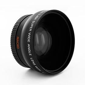 Digital King 0.45x 52mm Wide Angle Fisheye Lens with Macro - Black