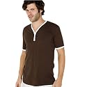 American Apparel Fine Jersey S/S Henley