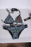 Ed Hardy Tiger Stars Textural Women's Triangle Top Bikini