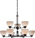 Minka Lavery Iconic 2 Tier Chandelier Model #ML-1867-66