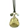 Mini Purses Charm Locket Necklace Brass Tone