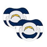 Baby Fanatic 2-pack Pacifiers - San Diego Chargers