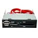 Cardreader All in one intern 3,5" USB eSATA Neu #1612