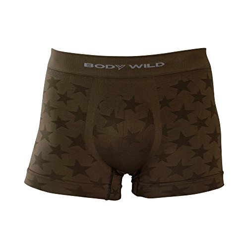 (ボディーワイルド)BODY WILD Basic style 立体成型ボクサーブリーフ(前とじ) 星柄