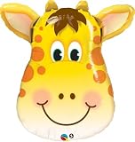 Jungle Safari Giraffe Mylar Super Shape Balloon