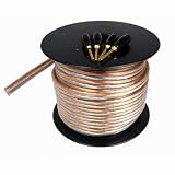 Cables Unlimited AUD-5600-25 Pro A/V Series 12AWG Speaker Wire with Pins (25 Feet)