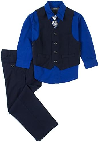 Kenneth Cole Boys 2-7 4-Piece Vest Suit Set