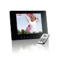 Intenso MediaQueen Digitaler Bilderrahmen (10'' Display, 4:3 oder 16:9, SD/SDHC/MMS/MS Kartenslot) mit Fernbedienung