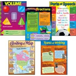 Grade 5 Basic Skills Learning Chart Combo Pack by Trend