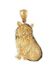 CleverEves 14K Gold Pendant Cat 5.6 - Gram(s)