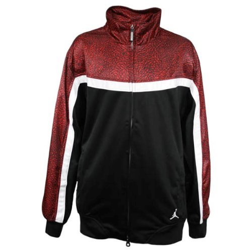 Nike Herren Basketballjacke Retro 3, schwarz/rot/wei&szlig;, S / 44-46 Preisvergleich