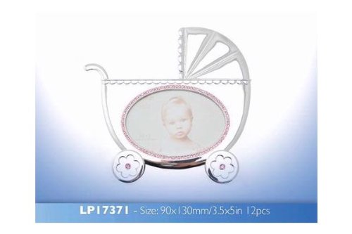 Baby Girl Photo Frame Stroller ,pink Diamontes Picture
