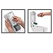 GOJO ADX-12 Education Push-Style Foam Hand Soap Dispenser, White/Blue, for 1250 mL GOJO ADX-12 Foam Hand Soap Refills (Pack of 1) - 8882-06